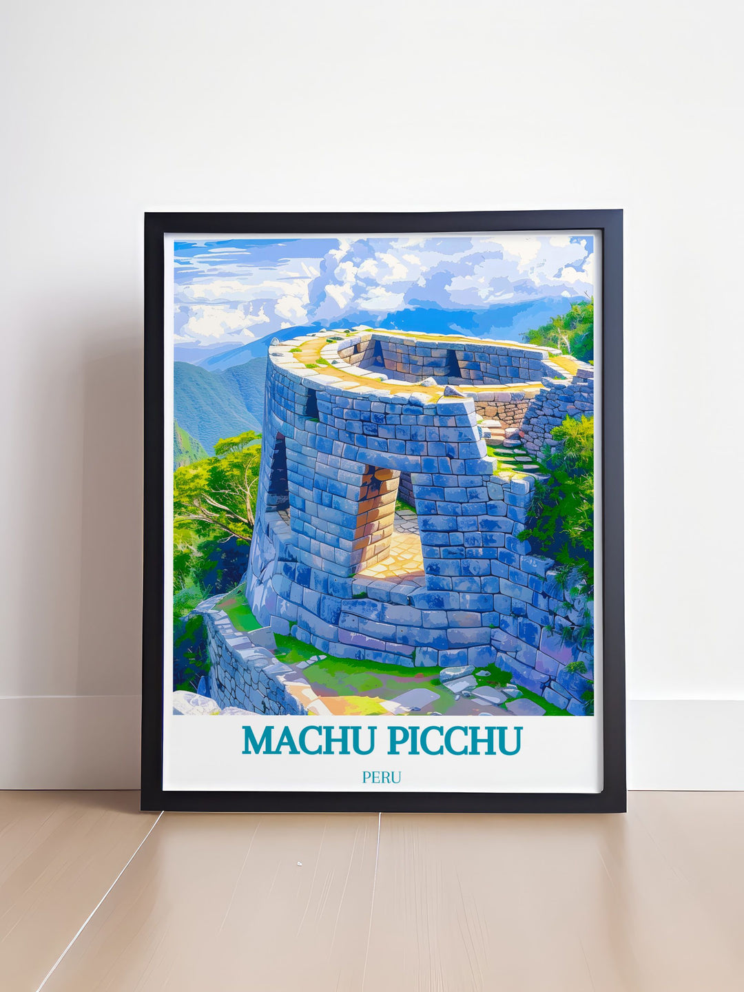 The Temple of the Sun modern prints featuring Machu Picchu bring a sense of adventure and cultural heritage to your home décor. These stunning prints are designed to highlight the intricate details of this sacred site offering a perfect blend of art and history for any living space. Ideal for travelers and history lovers these prints add depth and beauty to your walls.