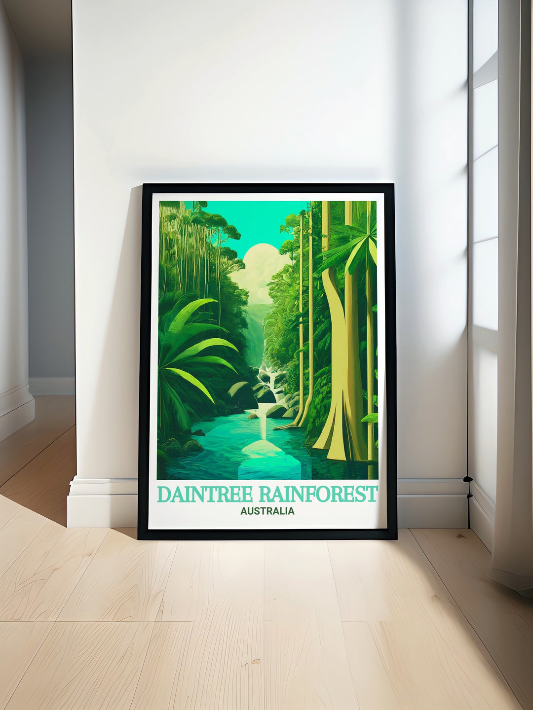 Australia wall art featuring Mossman Gorge showcasing the vibrant beauty of Australias natural landscapes perfect for modern home decor