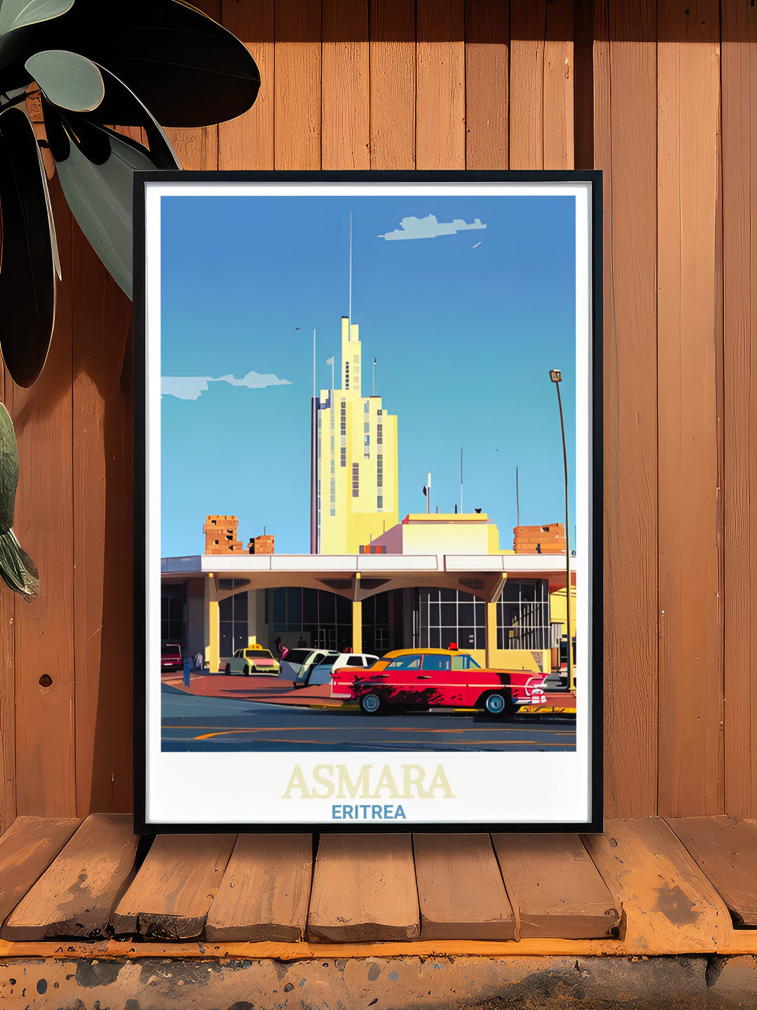 Fiat Tagliero Building captured in stunning prints that emphasize its modernist architecture, ideal for adding sophistication to any living space.