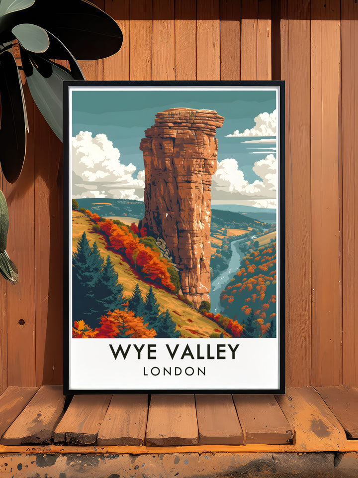 Symonds Yat Rock Modern Prints capturing the stunning views of the Wye Valley a must have decor piece for creating a sophisticated home environment with a touch of natural beauty