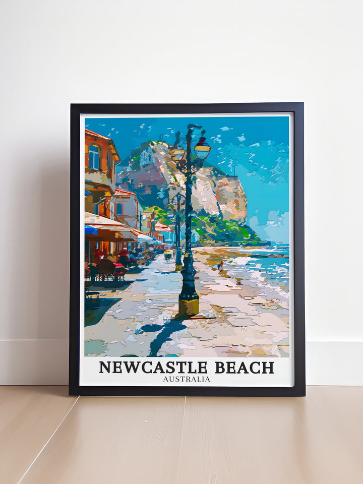 Merewether Beach Canvas Art highlights the powerful surf and stunning landscapes of this iconic Newcastle destination. The artworks vibrant colors and detailed composition make it a standout piece for any room. Whether displayed in a living room or bedroom, this print brings the excitement of the coast into your home.