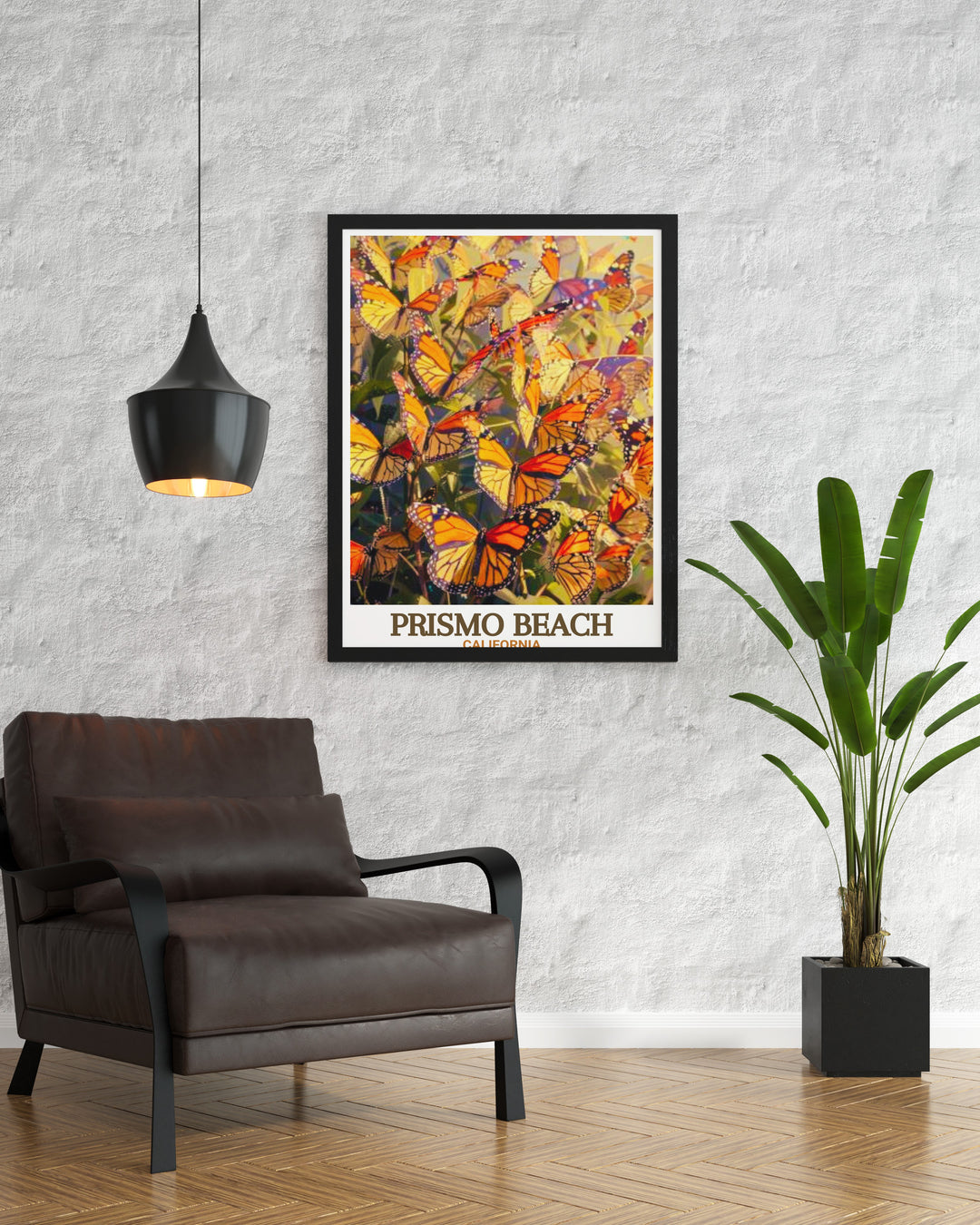 Pismo Beach Decor featuring vibrant California landscapes ideal for home or office decor Monarch Butterfly Grove modern decor pieces provide a serene and elegant touch