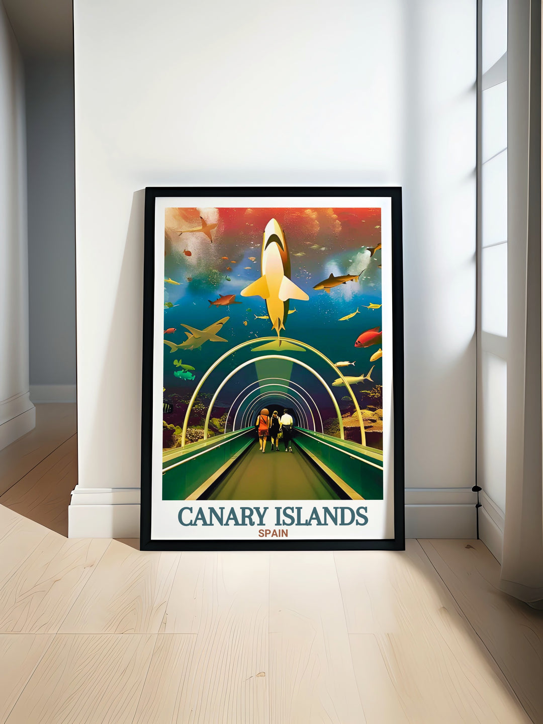 Bring the vibrant beauty of Loro Parque Tenerife into your home with this stunning Canary Islands travel print. Perfect for wall decor this art print showcases Fuerteventura and the exotic landscapes of Spain making it a must have for travel enthusiasts.