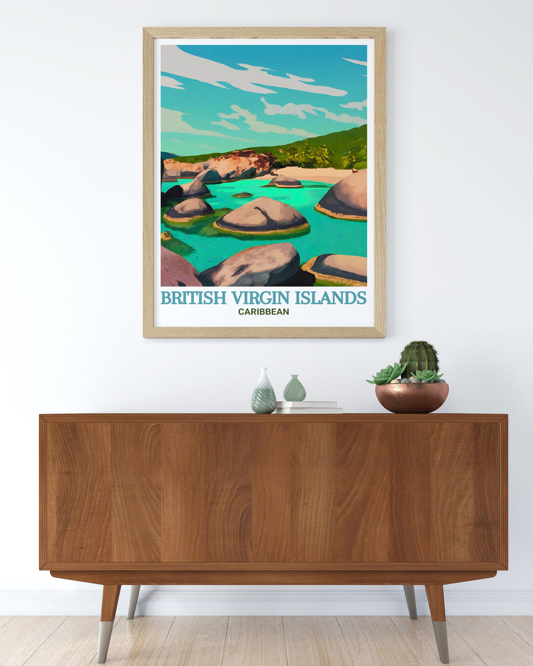 The Baths, Virgin Gorda Artwork is an excellent choice for Caribbean travel art capturing the stunning scenery of Virgin Gorda and making a perfect Virgin Islands gift for any occasion