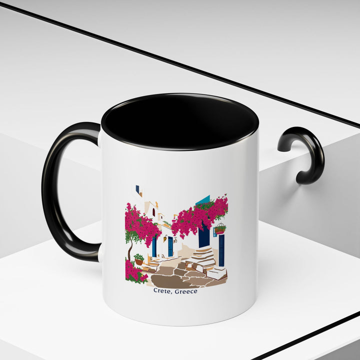 A vibrant Crete Greece mug featuring beautiful artwork inspired by the island’s landscapes. Enjoy your favorite drinks while celebrating the charm of Crete. Durable and dishwasher safe, this mug makes a great gift for those who love Greece’s beauty.