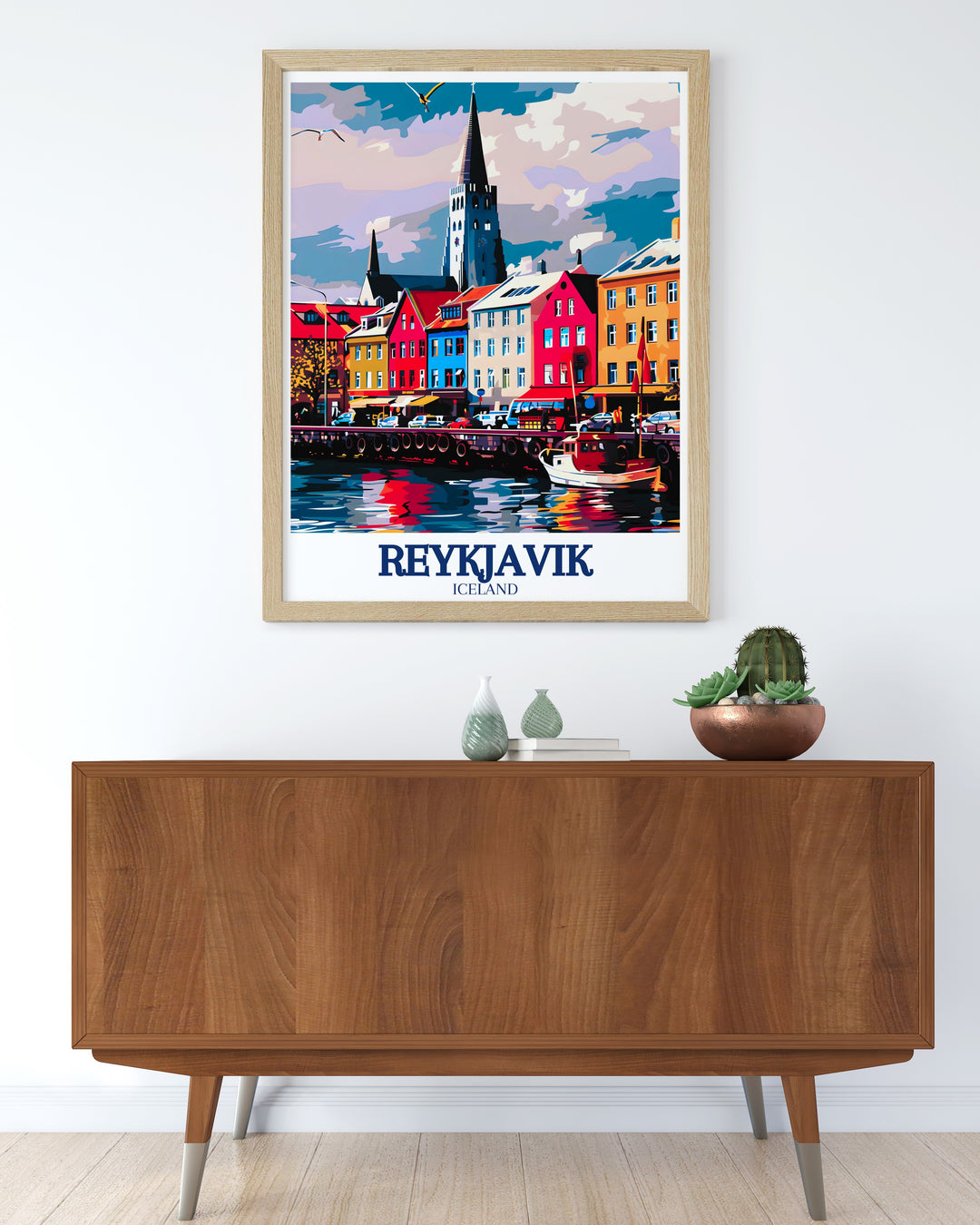 Blue Lagoon travel print depicting the tranquil and rejuvenating experience of Icelands premier spa destination. This detailed wall poster is perfect for anyone who values relaxation and natural beauty.