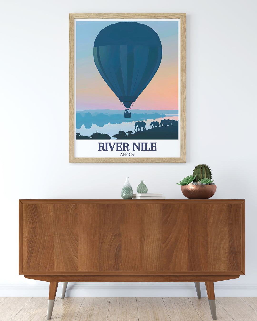 Featuring both the White Nile in Uganda and the legendary River Nile, this Wall Art celebrates the rivers role in sustaining ancient Egypt. The combination of historical significance and natural beauty makes this artwork perfect for travelers and history enthusiasts looking to bring a touch of Africa into their home.