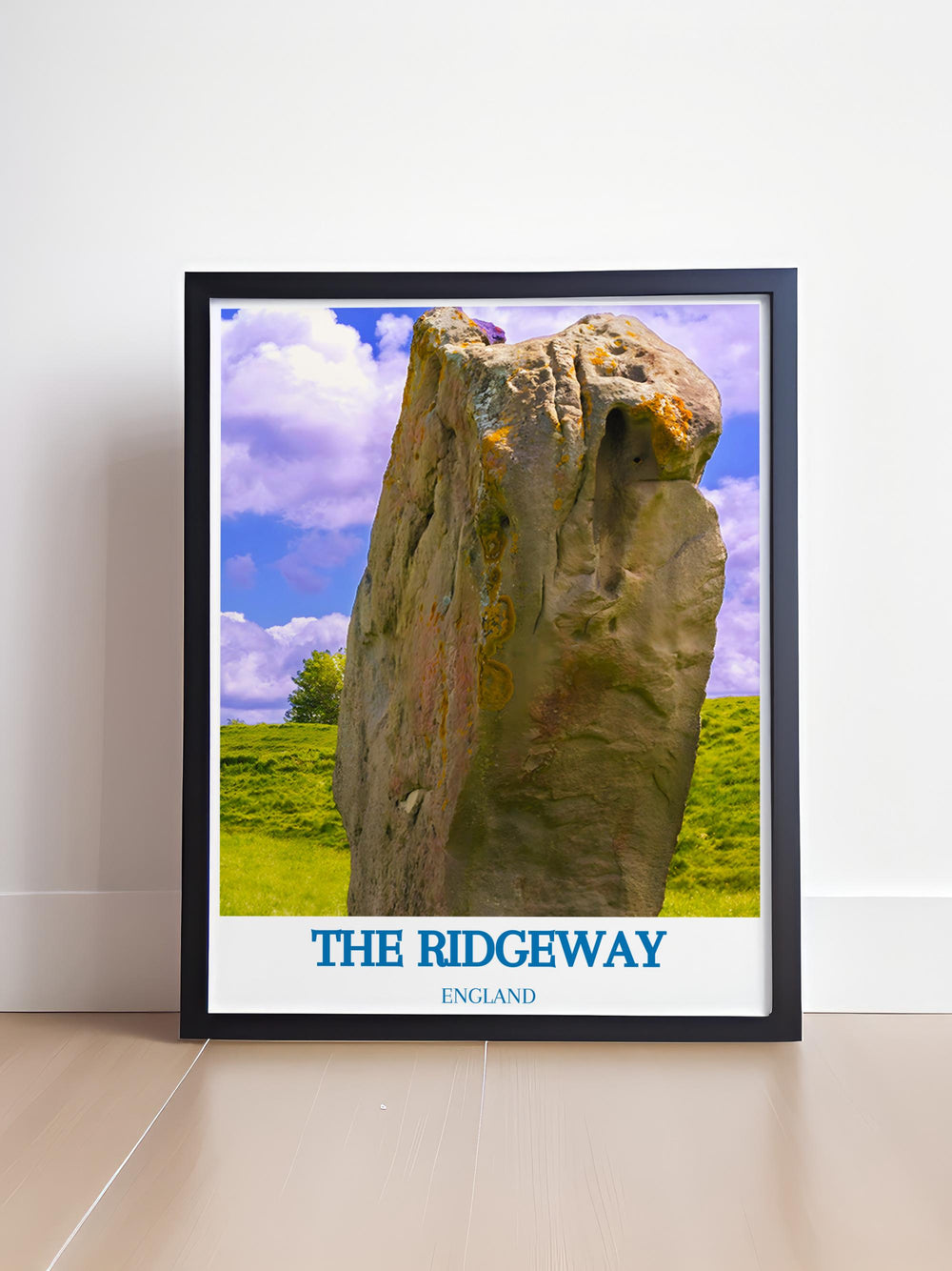 Explore the breathtaking views of the Chilterns Hills and Avebury Stone Circle with this Ridgeway National Poster Print featuring iconic locations like Dragon Hill and Ashridge ideal for modern prints and elegant home decor perfect for those who love UK hiking adventures