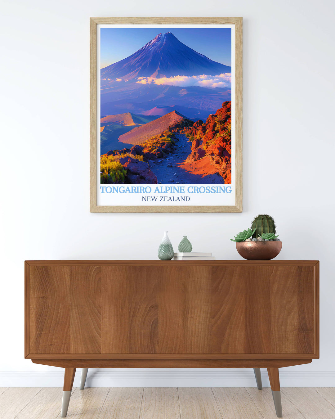 Mount Ngauruhoe posters featuring detailed artwork of the iconic volcano in various styles, from vintage to modern, making a standout addition to any room for art lovers and travel enthusiasts.