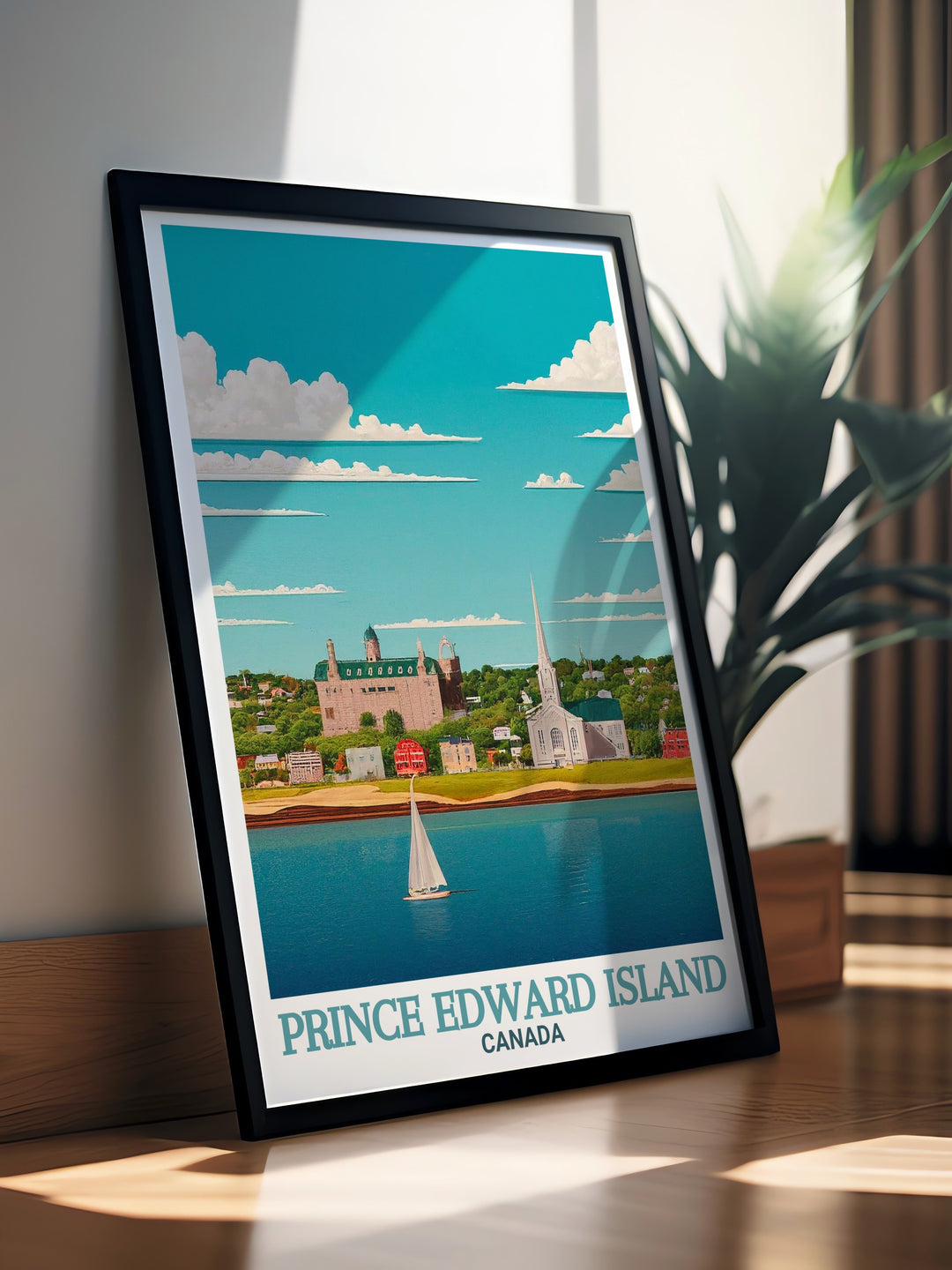 Charlottetown stunning prints featuring the serene landscapes and picturesque views of Prince Edward Island perfect for adding a touch of tranquility and elegance to your home decor making them ideal as birthday gifts or housewarming gifts.