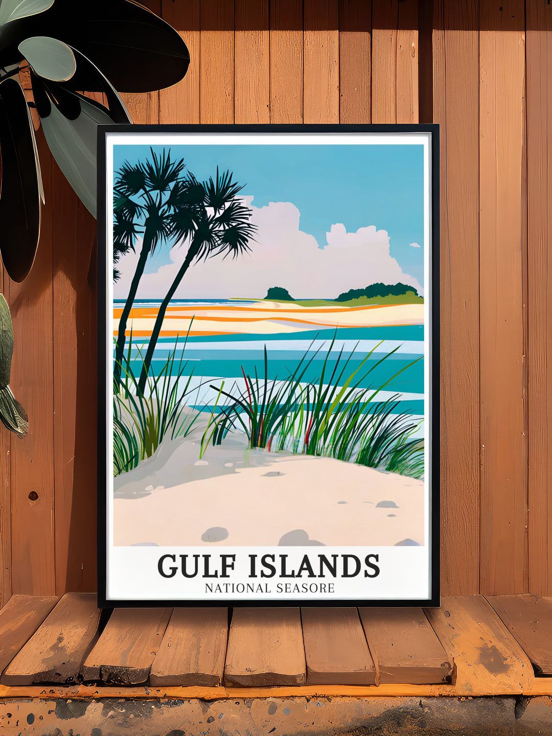 The Fort Pickens Beach canvas print offers a beautiful depiction of one of Floridas most scenic beaches. With its historical significance and stunning coastal views, this canvas brings the essence of Fort Pickens into your home. The soft colors and detailed design make this a standout piece for beach and history lovers alike.