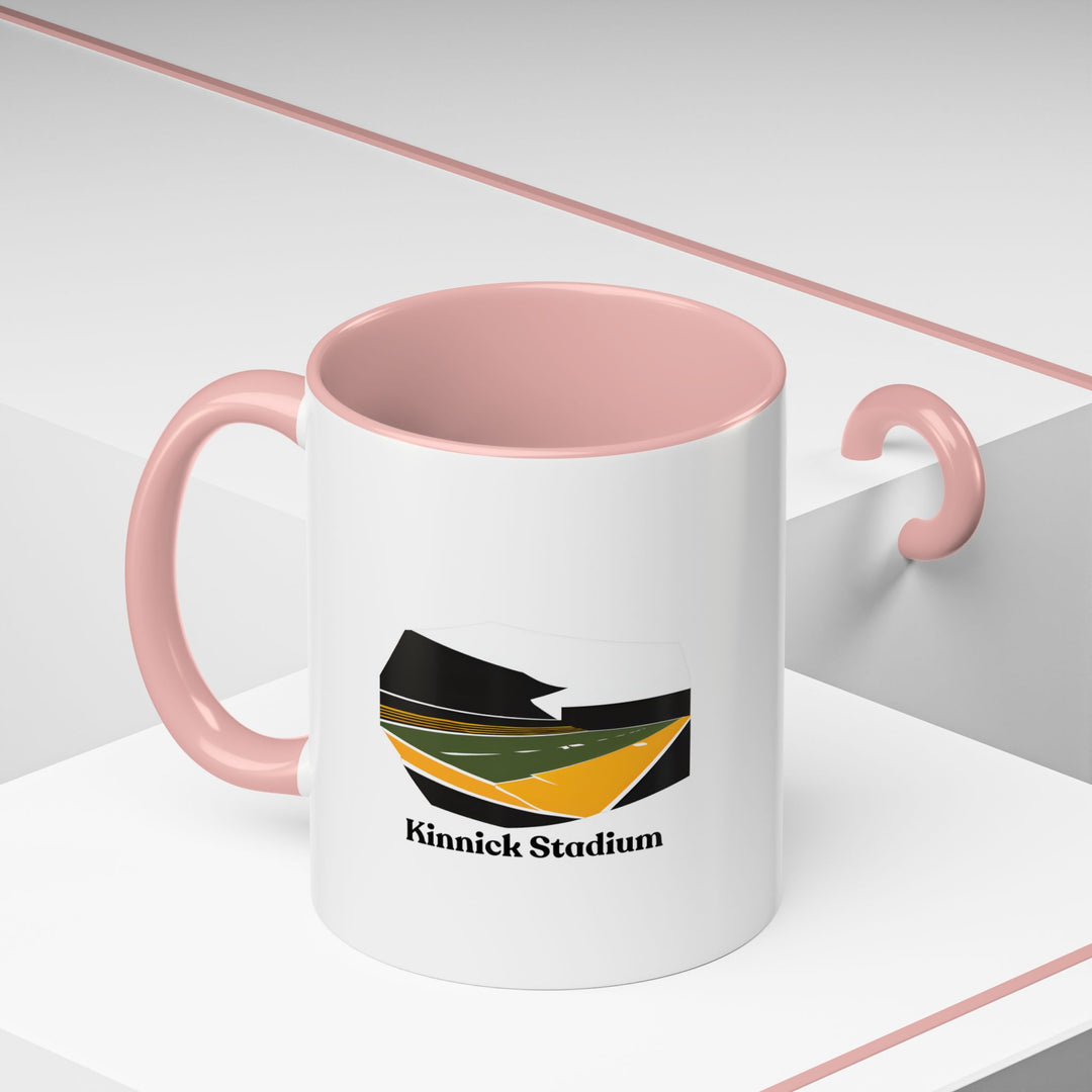 Enjoy the excitement of Kinnick Stadium every day with this ceramic mug featuring stunning designs inspired by the stadium’s football legacy. Dishwasher-safe and practical, it is perfect for coffee or tea lovers and makes a meaningful gift.