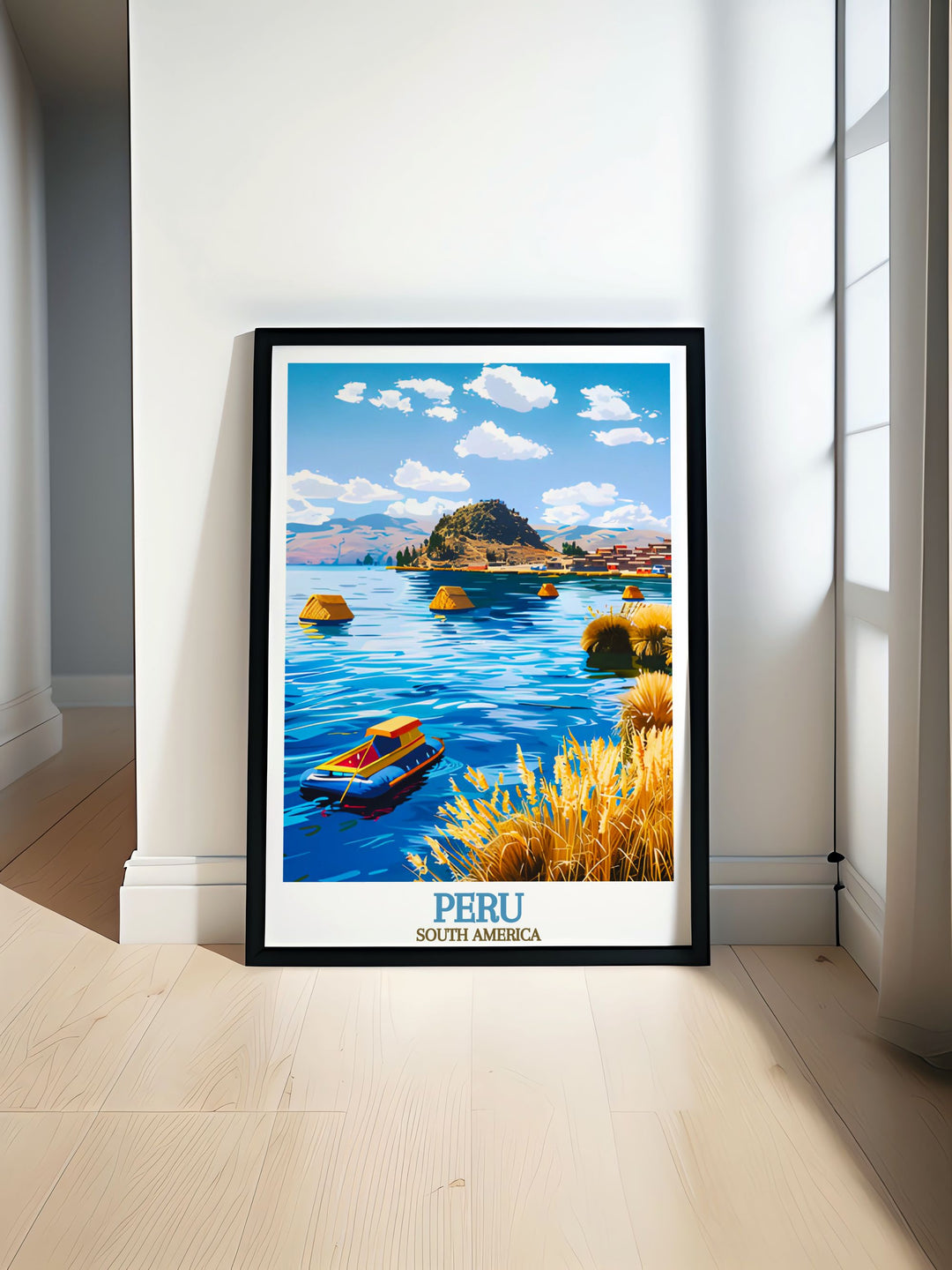 Experience the vibrant beauty of Peru with our art and collectibles featuring Lake Titicaca stunning prints perfect for elegant home decor