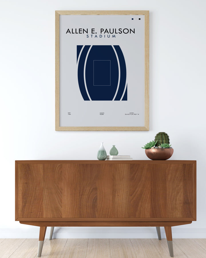 Paulson Stunning Prints capturing the excitement of college football and making an excellent addition to any dorm room or living space