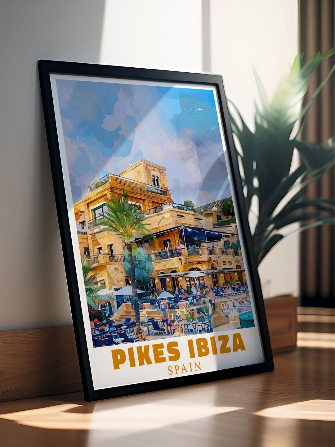 Our Pikes Ibiza Poster is an ideal gift for any occasion perfect for outdoor area birthday gifts this print captures the energy and excitement of Ibizas legendary venues like Cafe Mambo and Privilege Ibiza