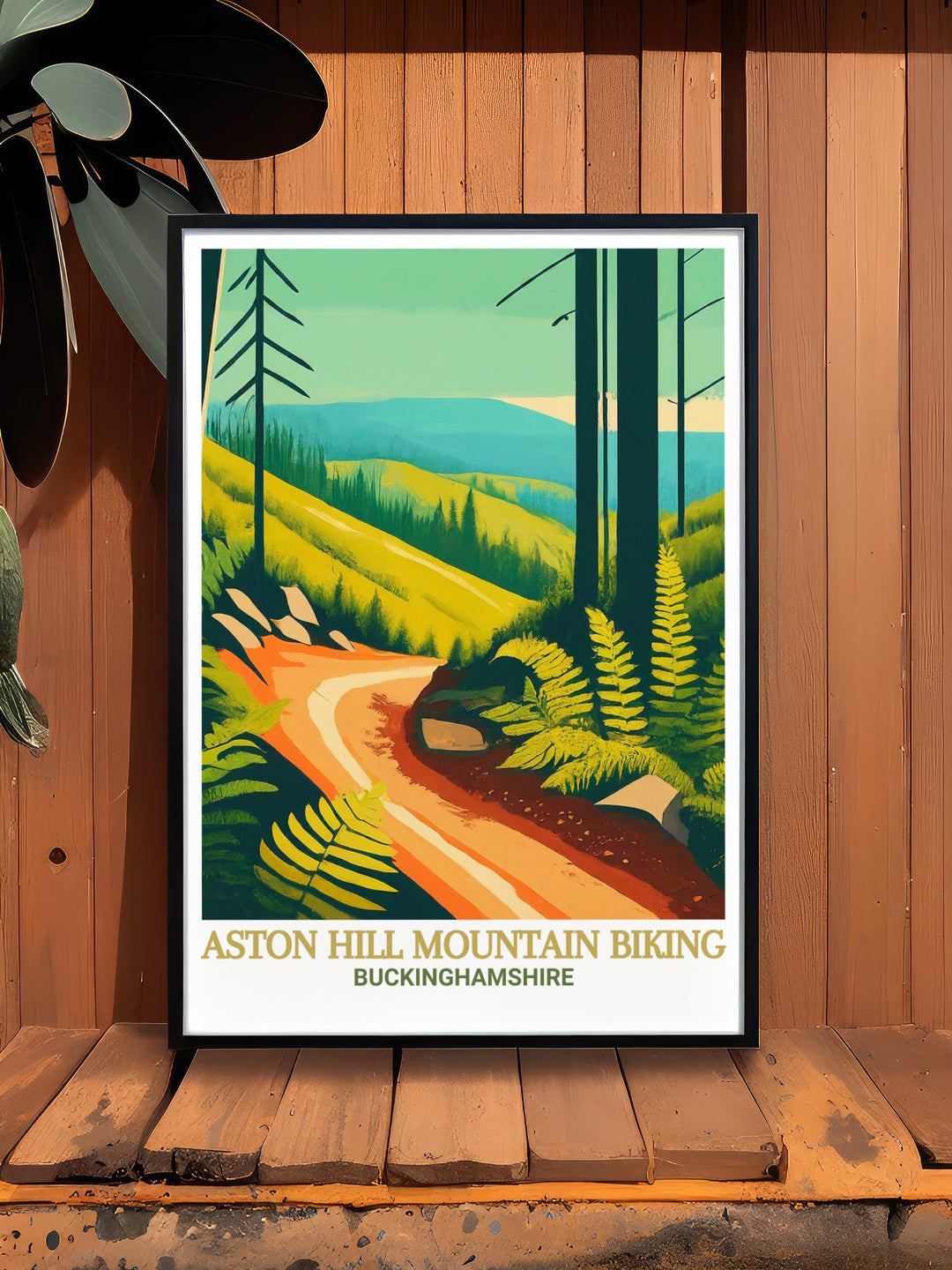 Black Run Framed Prints from Aston Hill MTB and Wendover Woods offer a stunning way to bring the adventure of mountain biking into your home Chiltern Hills MTB and Wendover Poster are beautifully depicted in these Mountain Bike Prints