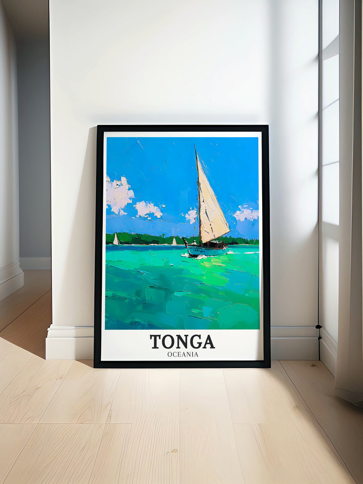 Tongatapu Tonga Islands modern prints showcasing tropical scenery add vibrant elegance to your home decor with a touch of island beauty