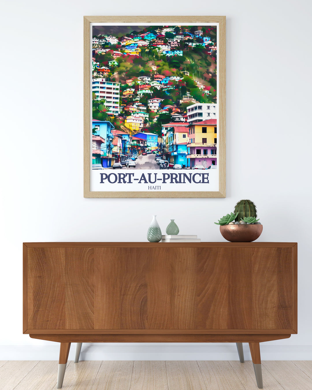 Elegant Haiti Wall Art featuring the picturesque views of Pétion Ville Massif de la Selle perfect for anniversary gifts birthday gifts and Christmas gifts adding sophistication to any space