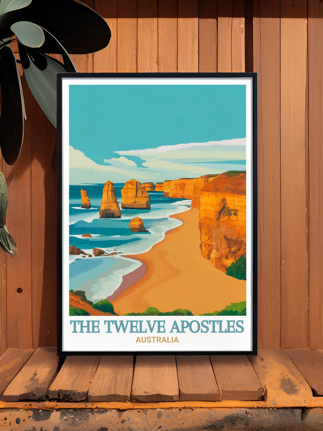 The Twelve Apostles modern art prints designed to showcase the graceful curves and rugged textures of these iconic formations perfect for any room in your home