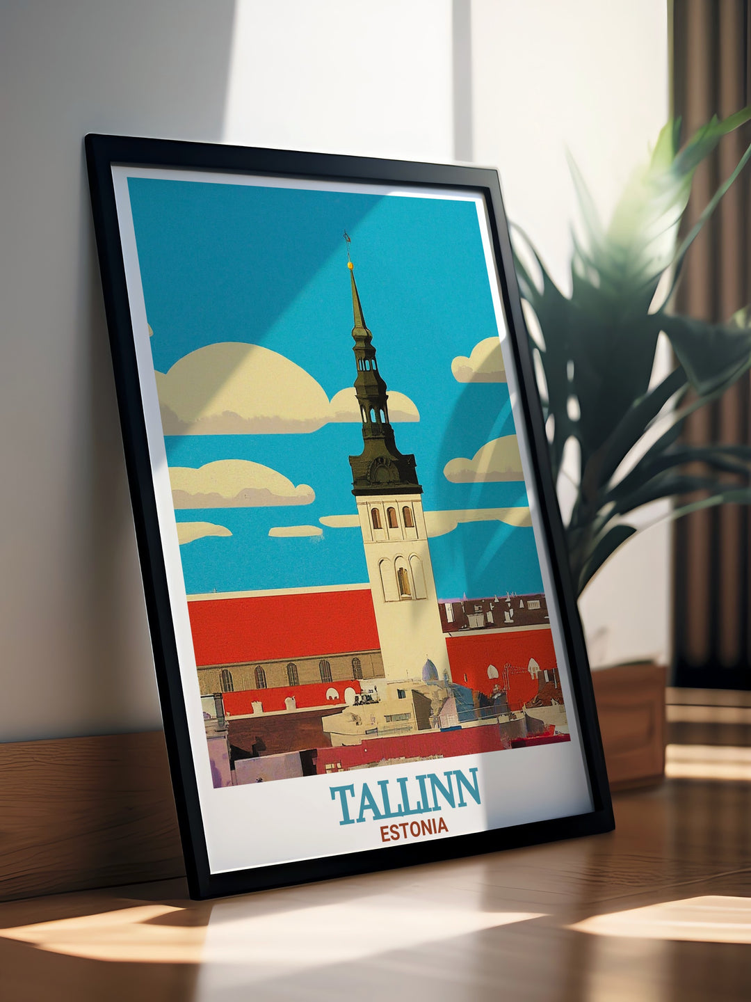 This Estonia travel print showcases the majestic Toompea Castle in Tallinn. Known for its role in Estonias history, this poster captures the medieval charm of the castle and brings a touch of European elegance into any living space. Ideal for home decor or a meaningful gift.