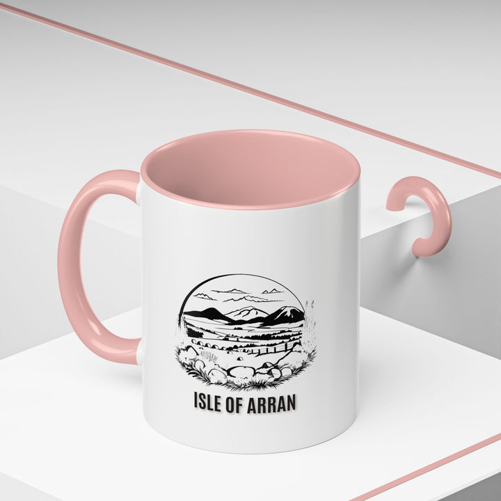 Immerse yourself in Scotland's beauty with this Isle of Arran mug. Featuring premium ceramic craftsmanship and a stylish design, it is dishwasher-safe and an ideal gift for friends or family.