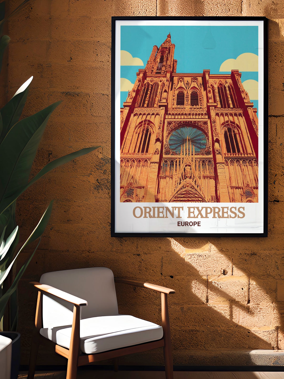 Bring the architectural splendor of Strasbourg Cathedral into your home with this travel print, showcasing the intricate gothic details and historical significance of this landmark. The print is perfect for those who appreciate European history and architecture, adding a touch of Strasbourgs heritage to any room.