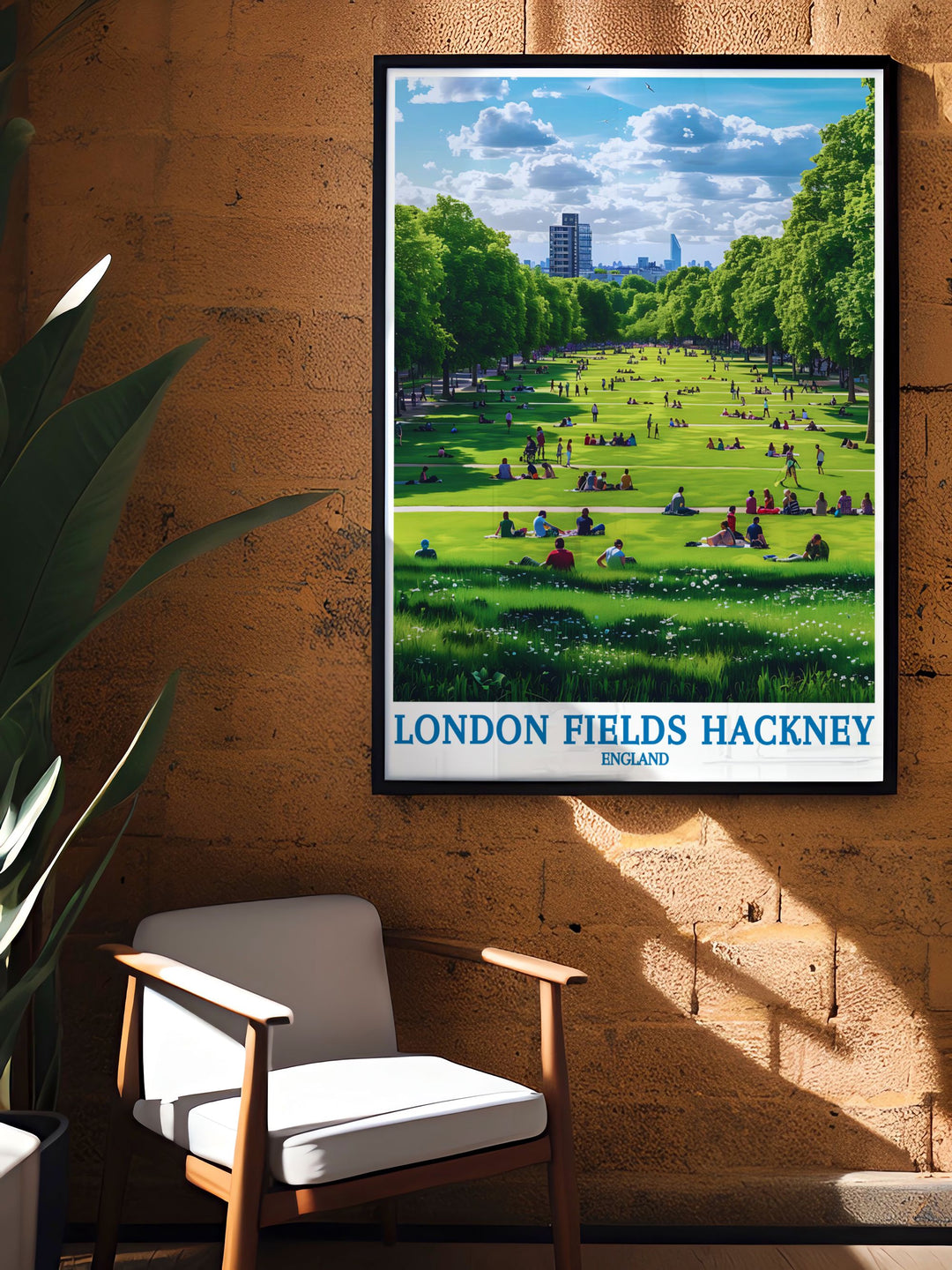Bring the vibrant culture of Hackney into your home with this travel poster, capturing its bustling markets and eclectic community, ideal for any local culture enthusiast.