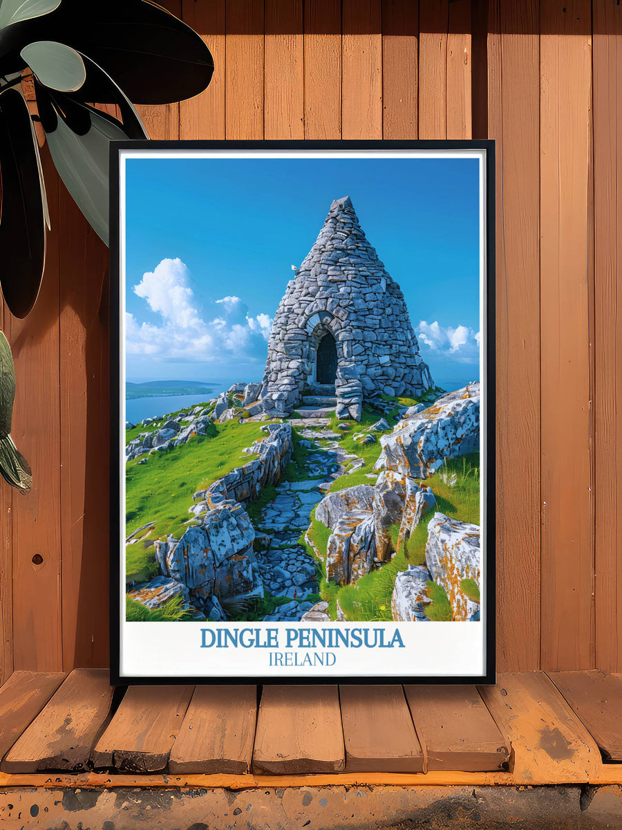Stunning Dingle Wall Art featuring Gallarus Oratory capturing the timeless appeal of Irelands landscape