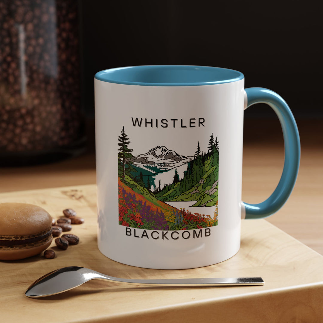 Celebrate your love for skiing with this Whistler Blackcomb mug. Featuring artwork of Whistler’s mountains, this 11oz ceramic mug is both stylish and practical, perfect for your favorite hot beverages. Dishwasher and microwave safe for daily use.