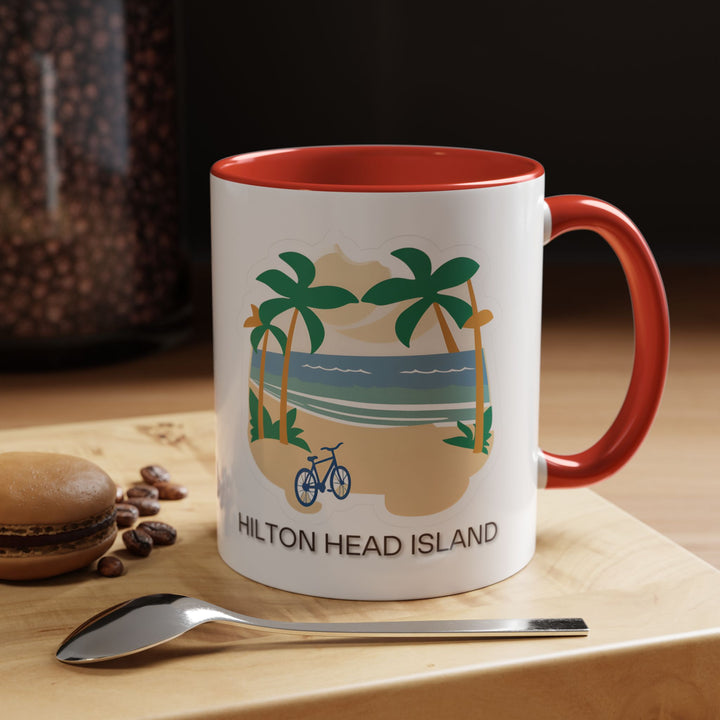 Add Hilton Head’s elegance to your daily routine with this ceramic mug. Featuring intricate designs inspired by the island, it is dishwasher-safe and perfect for coffee or tea lovers. A meaningful keepsake for travelers and fans of Hilton Head.