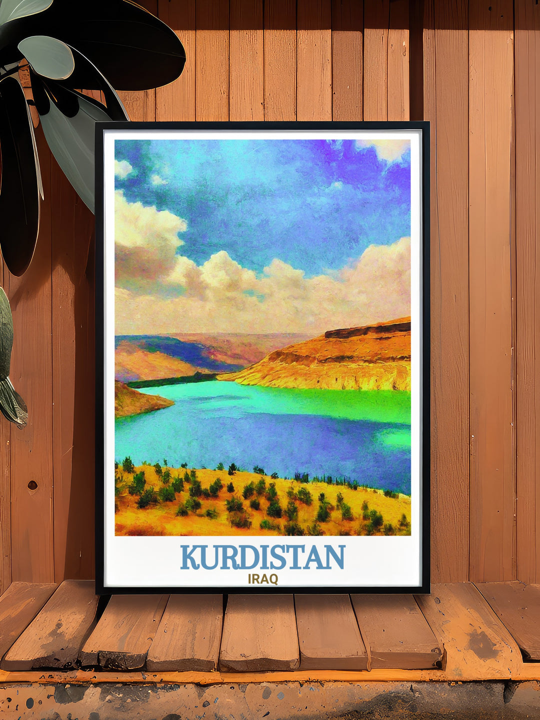 Add a piece of Iraqs Kurdistan to your home with this stunning black and white depiction of Mount Halgurd. This artwork is perfect for travelers and adventurers who appreciate the raw beauty of nature.