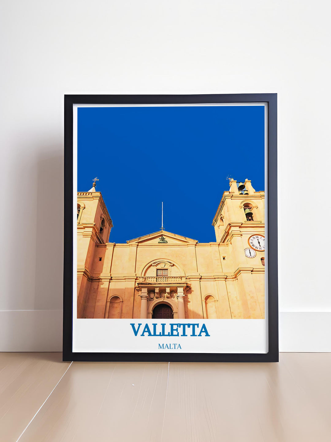 Elevate your décor with St. Johns Co Cathedral stunning prints a must have for Malta wall hanging or Valetta travel gift this artwork showcases the intricate details of Maltas iconic cathedral making it a standout piece for any Malta city print collection