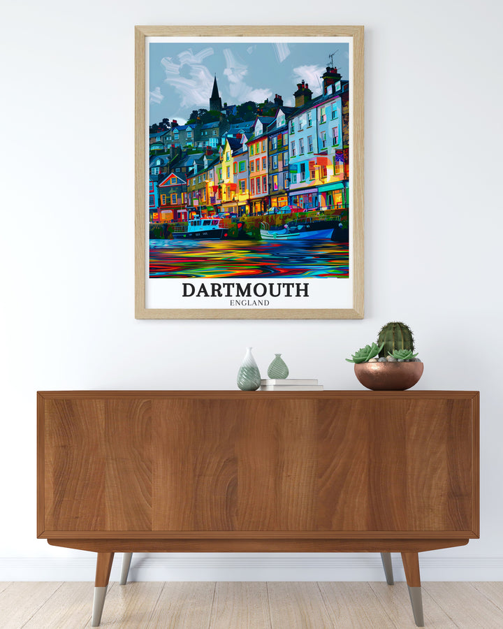 Featuring the South Devon coastline, this poster showcases the unspoiled beauty of Englands southern coast, making it ideal for those who love coastal landscapes and tranquil beach scenes. A perfect addition to any wall decor collection.