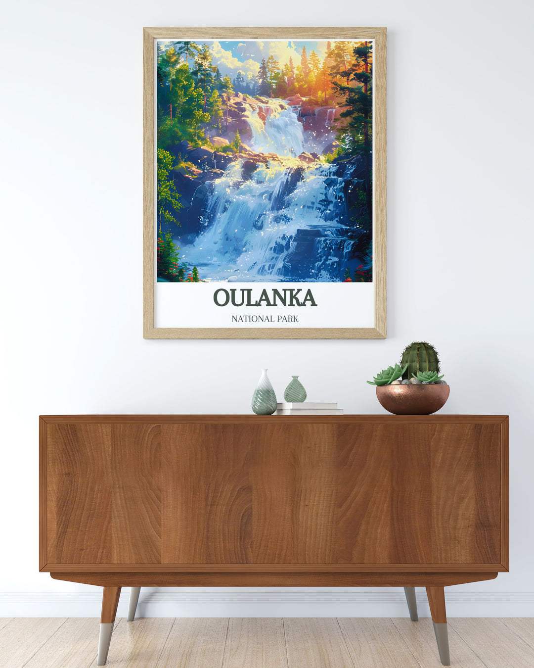 National Park Print of Kiutakongas Rapids designed to transport viewers to the heart of Oulanka National Park capturing the essence of Finland natural beauty making it an ideal addition to any wall art collection