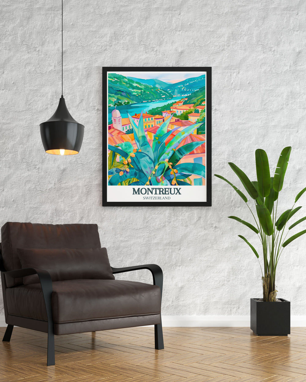 This Rochers de Naye Canvas Art beautifully showcases the majestic peaks and serene waters of Lake Geneva, along with the cultural scene of Montreux. Ideal for those who appreciate the beauty of Swiss landscapes, this piece brings elegance and tranquility to any room.