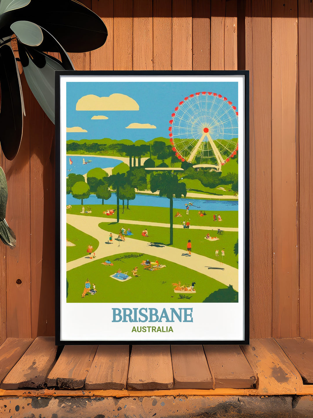 South Bank Parklands Brisbane Artwork offers a modern and sophisticated way to bring the beauty of Brisbane into your home. This wall art is ideal for those who love Australia prints and want to add a touch of Brisbanes natural and urban charm to their decor