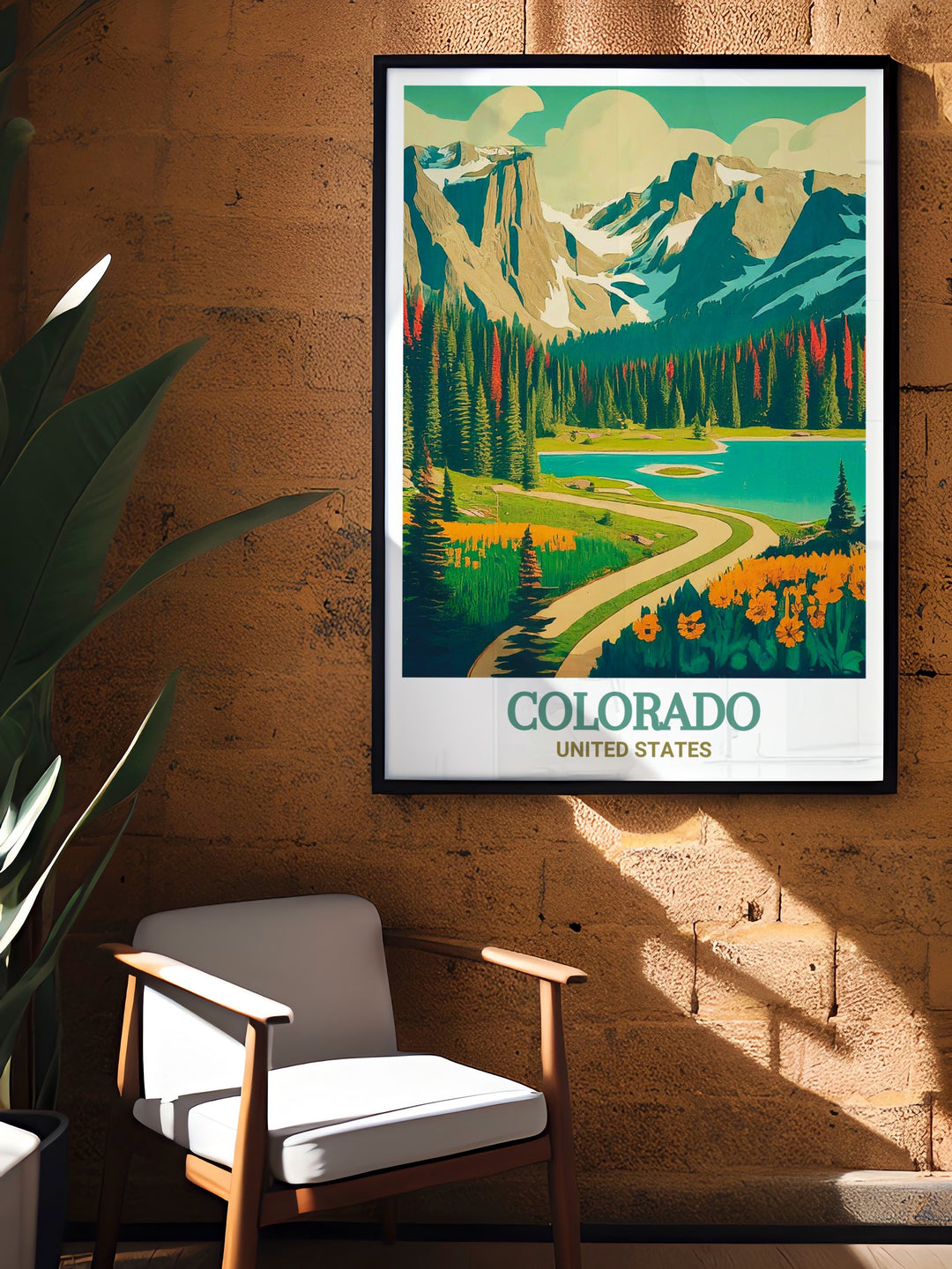 Leadville Print and Rocky Mountain National Park Artwork designed to add a sophisticated touch to your home decor collection highlighting the timeless beauty of Colorado through detailed and elegant art prints perfect for gifts and home decoration