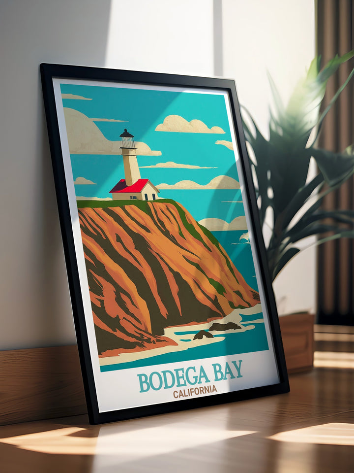 Bodega Head painting capturing the vibrant colors and natural beauty of the coastal landscape. A perfect addition to your home decor for those who appreciate the charm of California beaches.