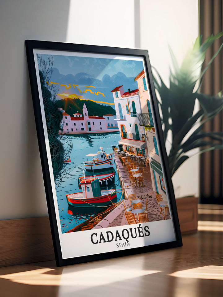 Mediterranean wall art highlights the breathtaking seascapes of Spains coastal regions, bringing the serenity of the blue waters and sandy beaches into your living space. Perfect for those who dream of coastal getaways.