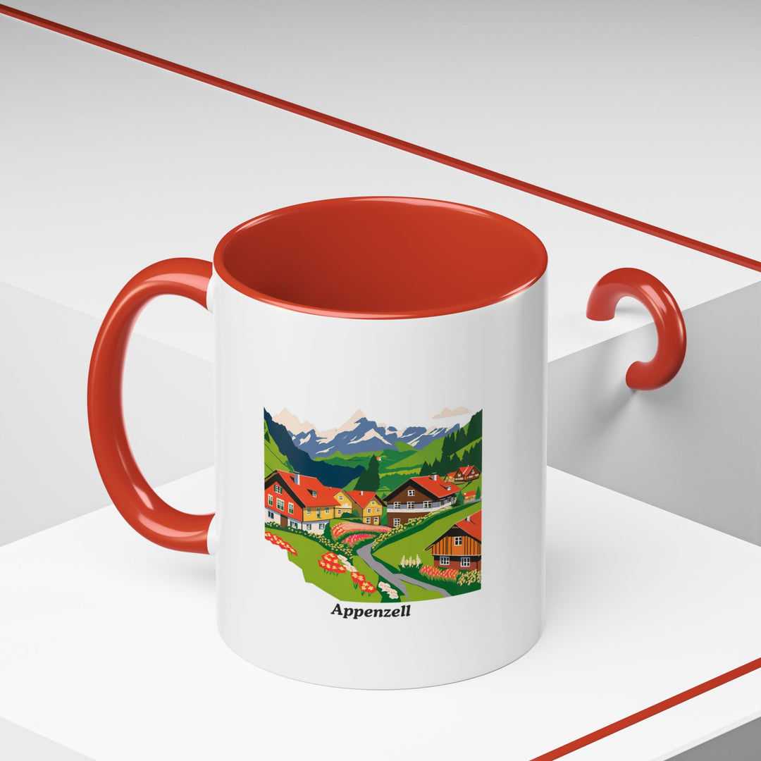 Bring the charm of Switzerland’s Appenzell region to your daily routine with this stunning mug. Featuring beautiful landscape designs, this mug is durable and easy to clean. A perfect gift for travelers or nature lovers who appreciate Swiss beauty.