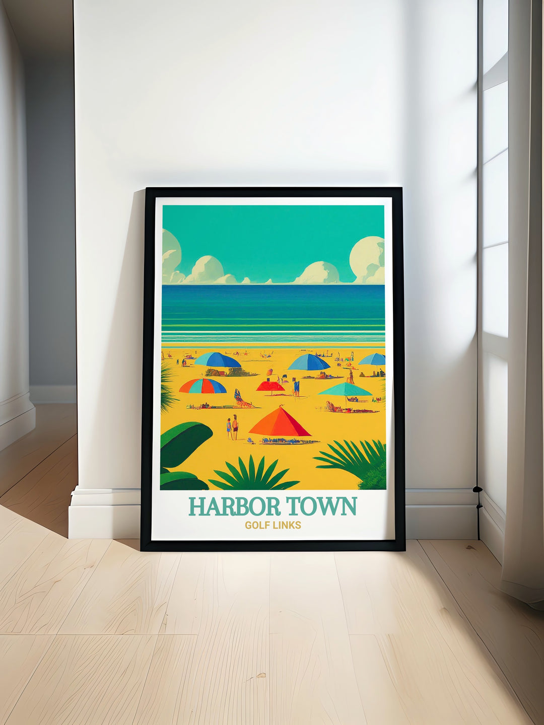 Modern prints featuring Hilton Head Beaches bringing coastal elegance into your home with vibrant colors and detailed artwork perfect for living room decor.