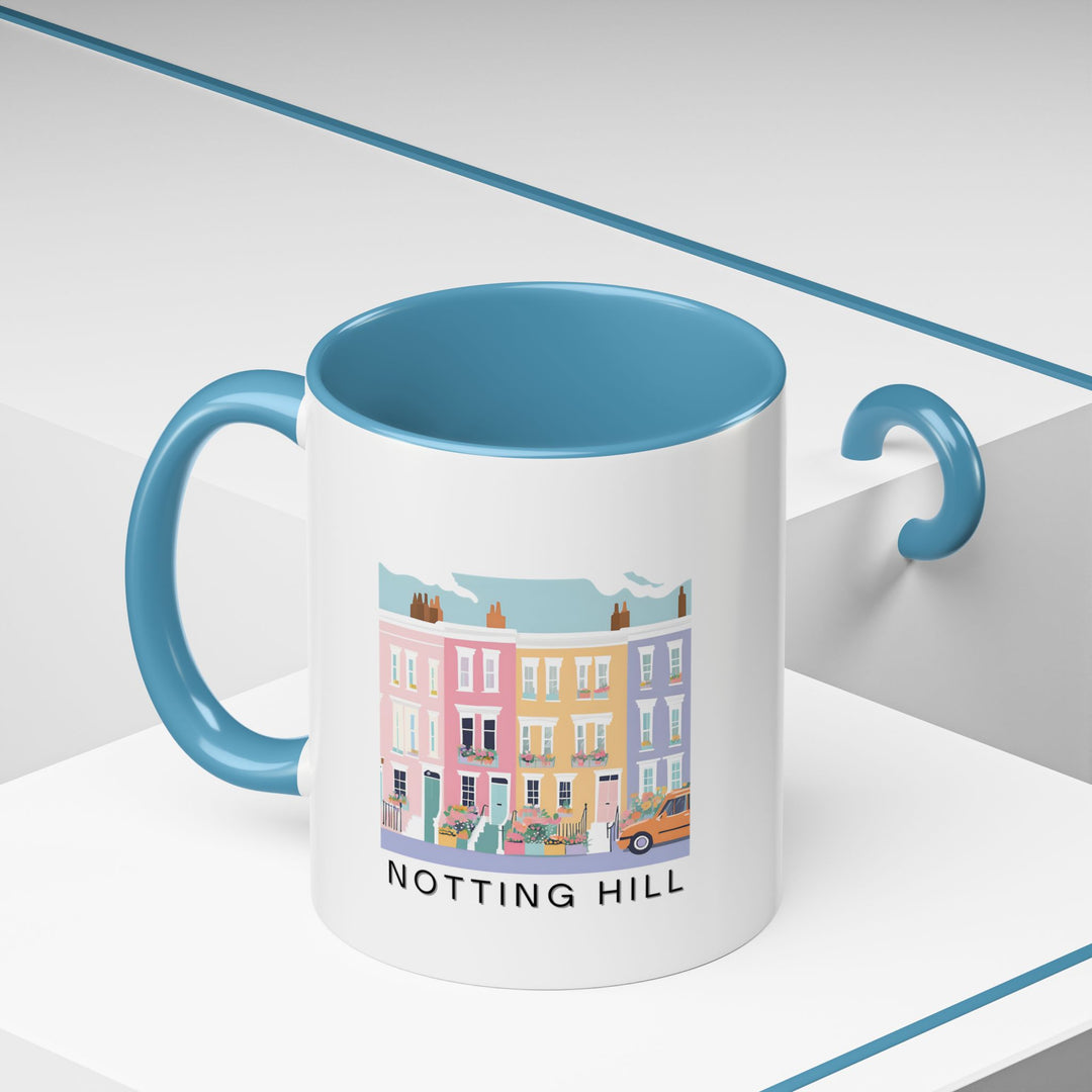 Savor the beauty of Notting Hill with this artfully designed London mug. Featuring vibrant images inspired by the area’s unique atmosphere, it’s perfect for coffee or tea. Durable and dishwasher safe, it’s an ideal gift for travelers and art enthusiasts.