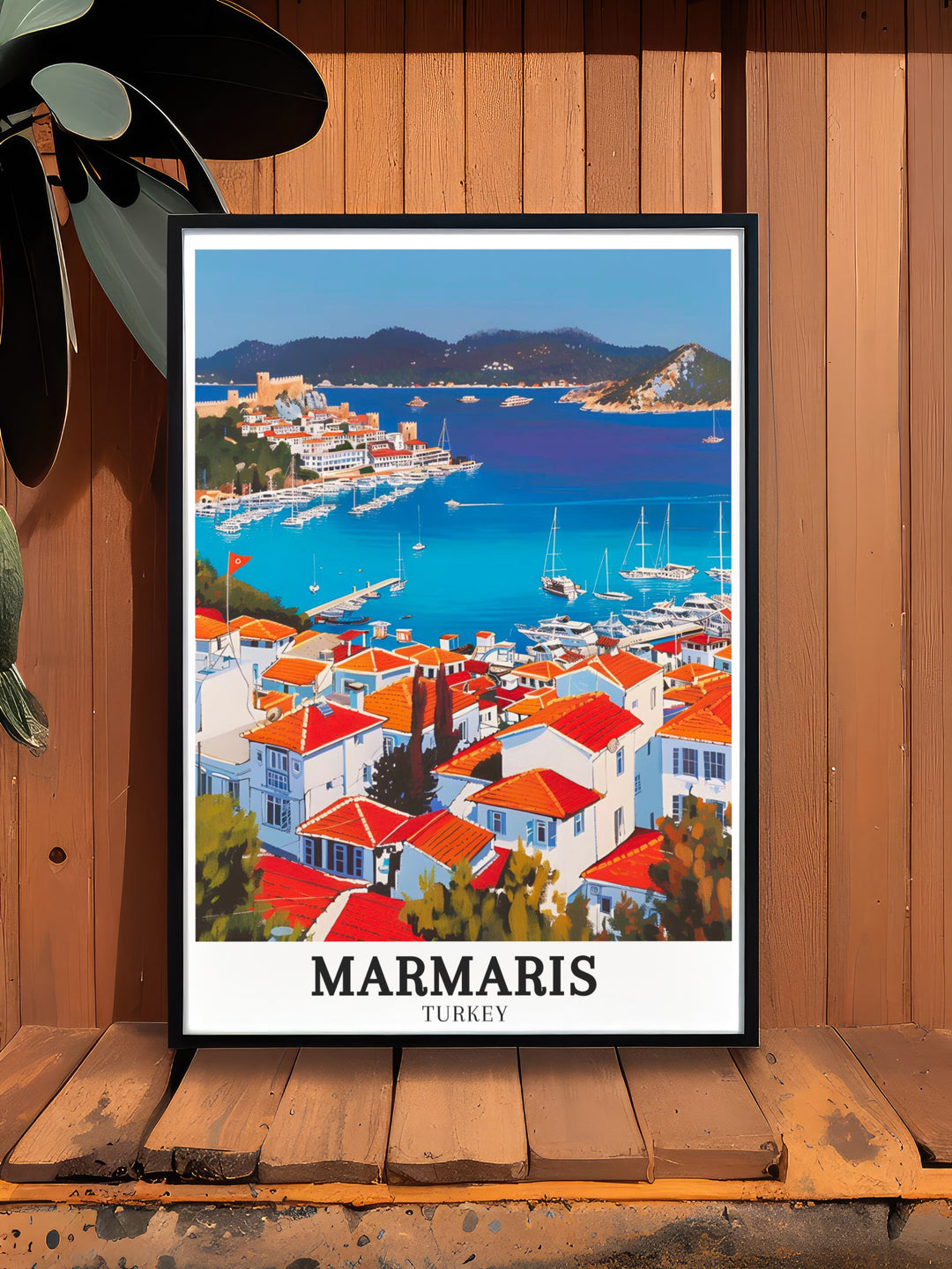 Enhance your living space with Marmaris Travel Art and Icmeler Bay Icmeler Beach Prints Perfect as a Turkey Travel Gift these stunning artworks bring the natural beauty of Turkeys shores into your home creating a serene and inviting atmosphere with their elegant design