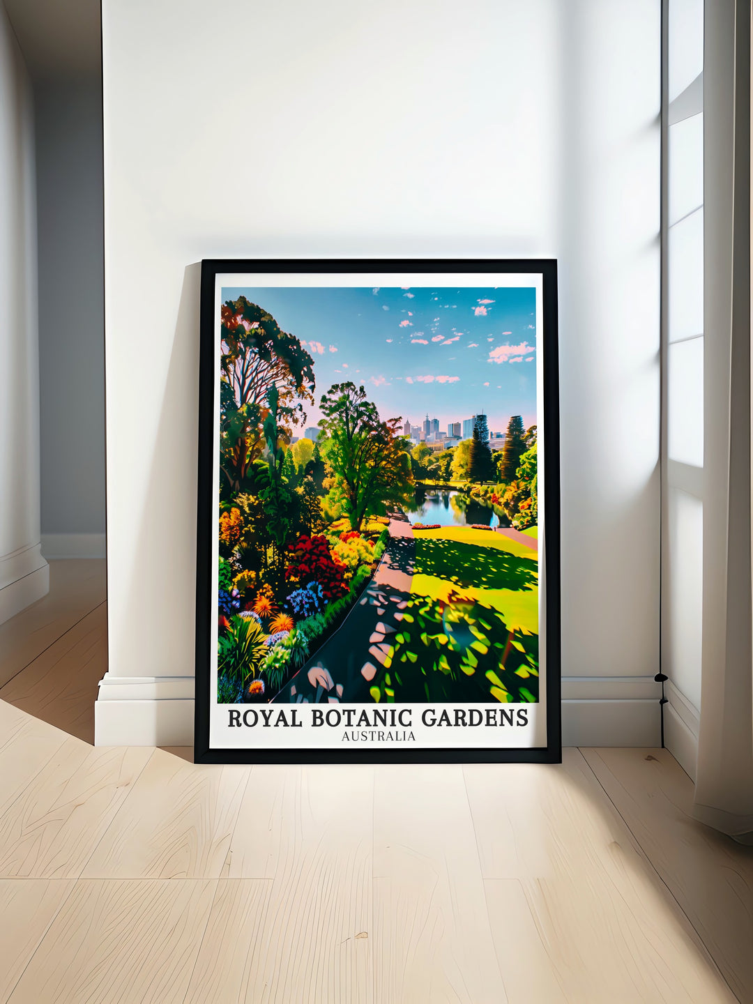 Experience the beauty of Southern Lawn Melbourne Gardens with this stunning Australia Wall Art a perfect addition to your decor or as a unique Australia souvenir that brings the tranquility of nature into your home