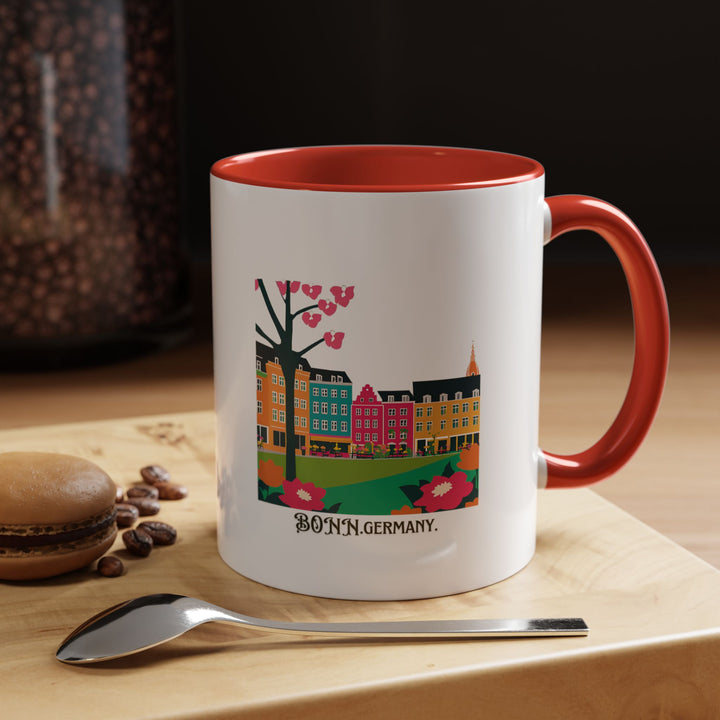 A beautifully designed Bonn mug celebrating the city’s charm and cultural legacy. Perfect for coffee or tea lovers, it features vibrant artwork inspired by Bonn’s landmarks. Durable and dishwasher-safe, it makes a thoughtful gift or keepsake for travelers and collectors.