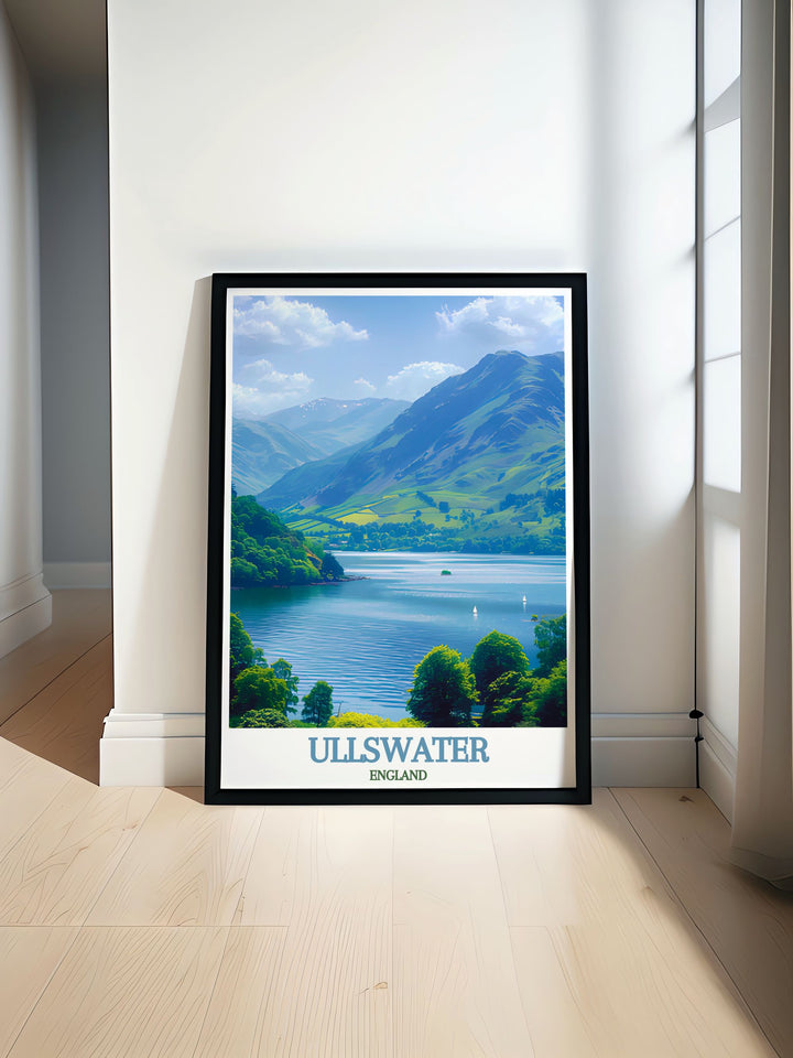 Lake District Print featuring Ullswater Lake perfect for adding a touch of nature to your home decor ideal for nature lovers and adventure enthusiasts beautiful wall art for any room