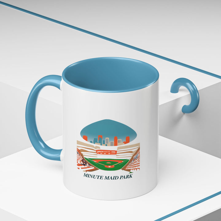 Bring the essence of Minute Maid Park into your home with this stylish mug. Featuring artwork inspired by the stadium’s vibrant atmosphere, it is dishwasher-safe and perfect for hot beverages, making it a great keepsake.