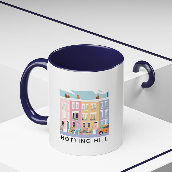 A charming Notting Hill London mug that brings the spirit of the city’s famous district into your home. Featuring artwork of Notting Hill’s streets, it’s perfect for coffee lovers. Dishwasher safe and ideal for gifting or personal use.