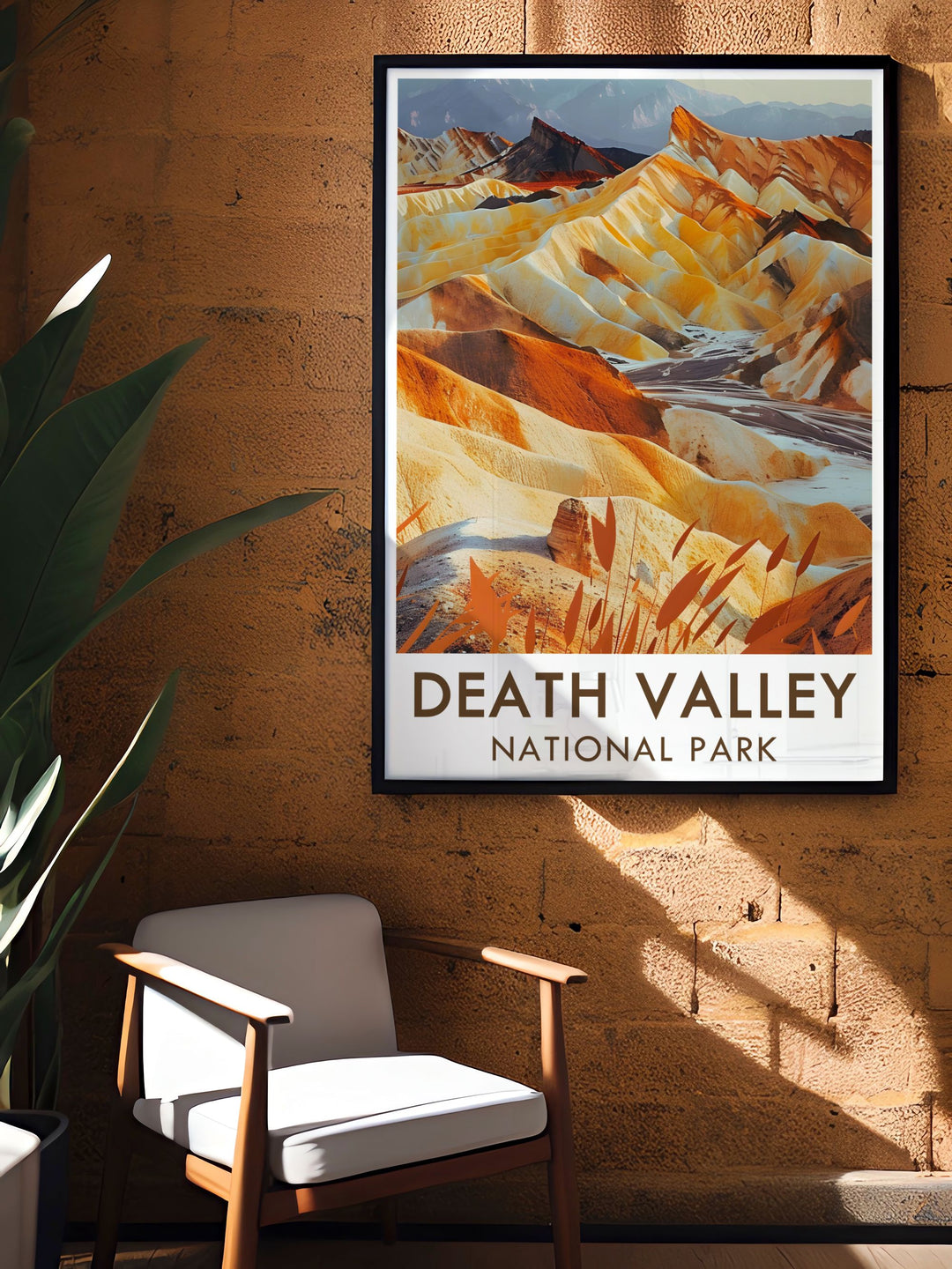 Digital download depicting the breathtaking scenery of Death Valley, with its colorful hills and rugged terrain, perfect for those who love exploring extreme landscapes.