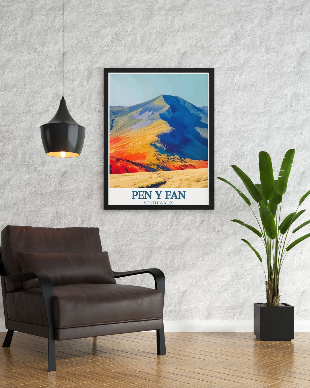 High quality Brecon Beacons artwork highlighting the serene landscapes of Powys in South Wales. This Pen Y Fan Poster is a must have for anyone who loves hiking and wants a visual reminder of their adventures in the Welsh mountains.